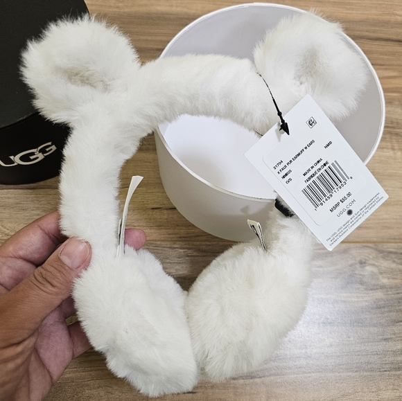 New UGG Faux Fur Earmuffs with Ears